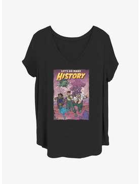 Disney Strange World Go Make History Girls T-Shirt Plus Size, , hi-res