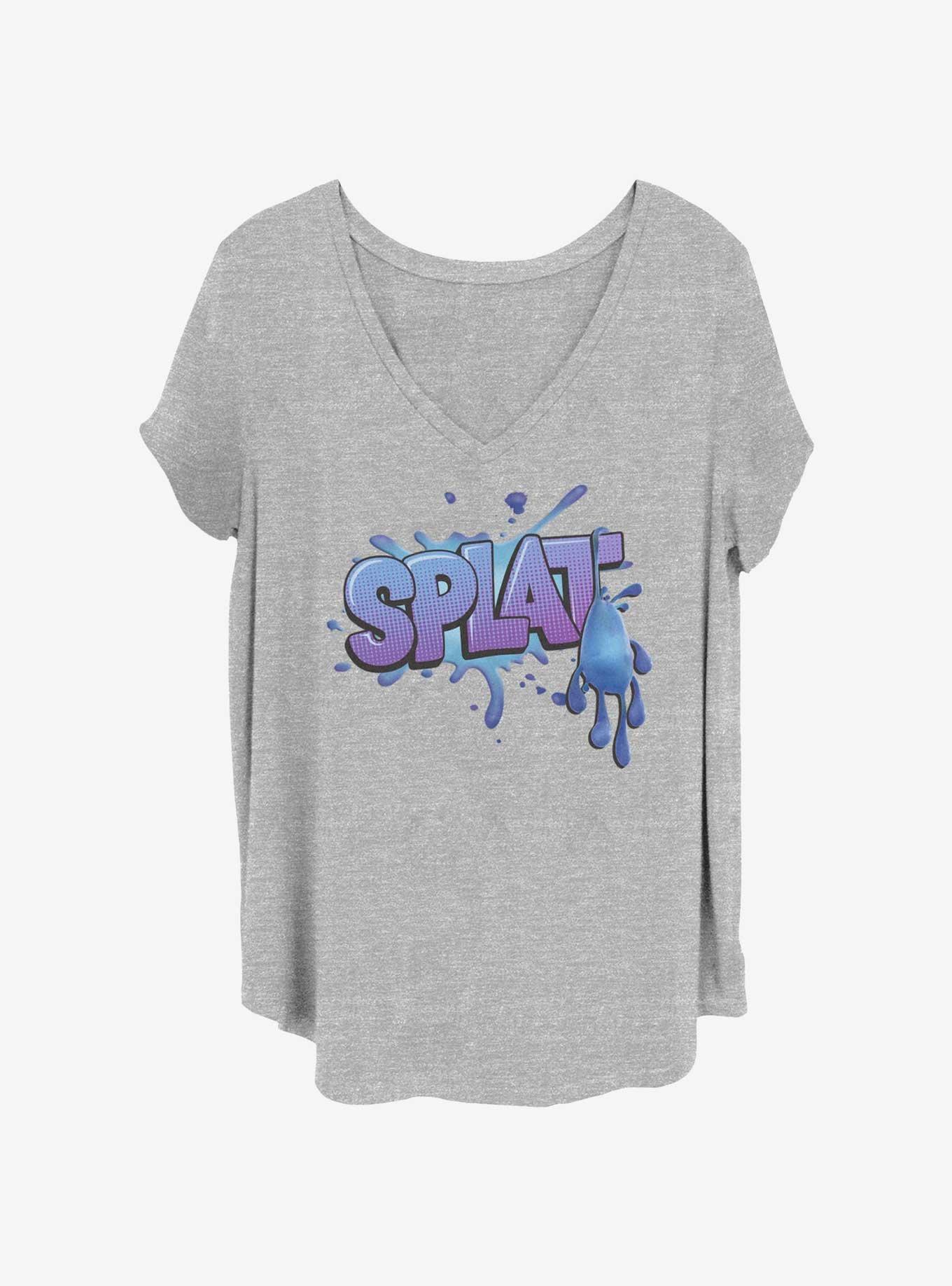 Disney Strange World Splat Girls T-Shirt Plus Size, HEATHER GR, hi-res