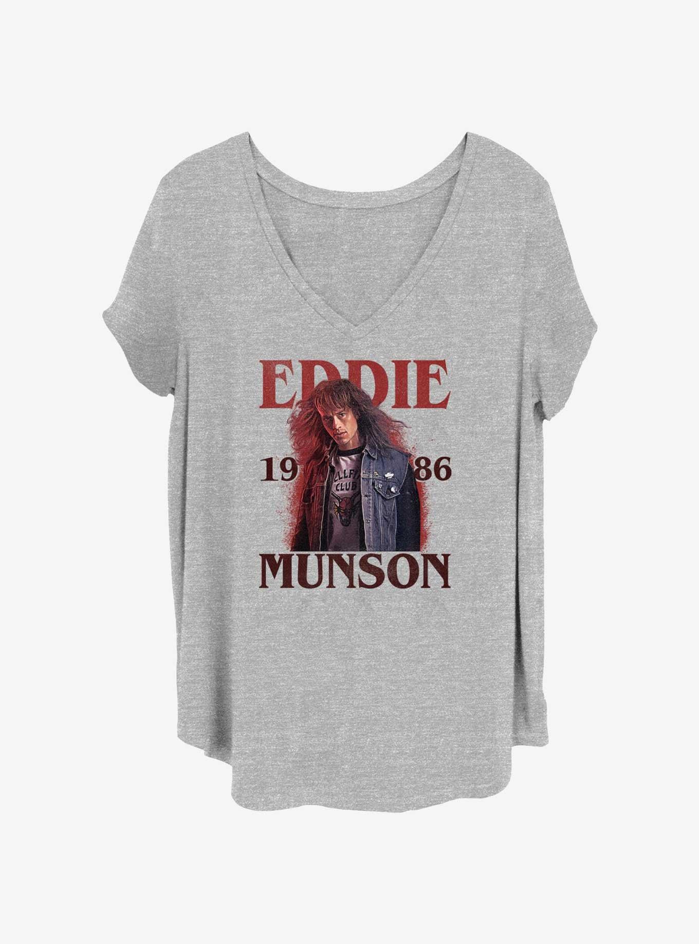 Stranger Things Eddie Munson Girls T-Shirt Plus Size, , hi-res