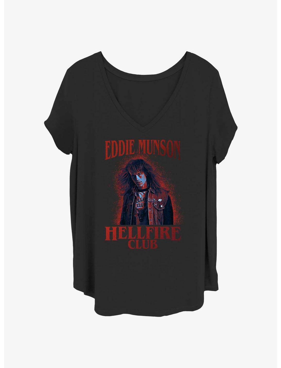 Stranger Things Eddie Munson Girls T-Shirt Plus Size, BLACK, hi-res