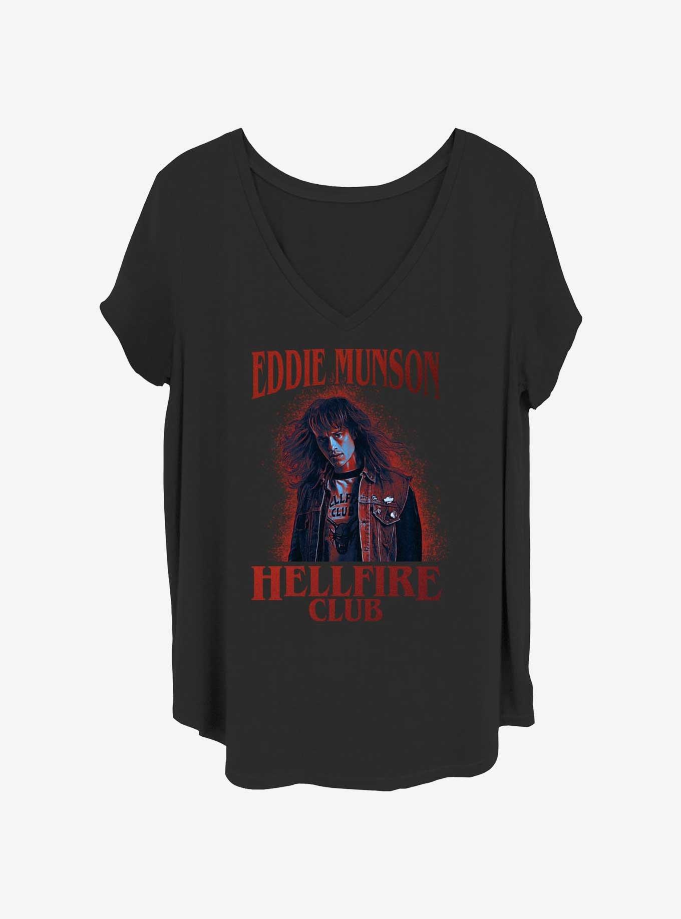 Stranger Things Eddie Munson Girls T-Shirt Plus Size, BLACK, hi-res