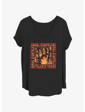 Stranger Things Entire Cast Girls T-Shirt Plus Size, , hi-res