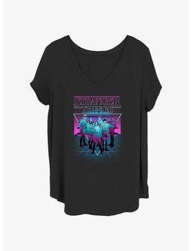Stranger Things Neon Group Girls T-Shirt Plus Size, , hi-res