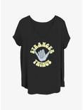 Stranger Things Rad Things Girls T-Shirt Plus Size, BLACK, hi-res