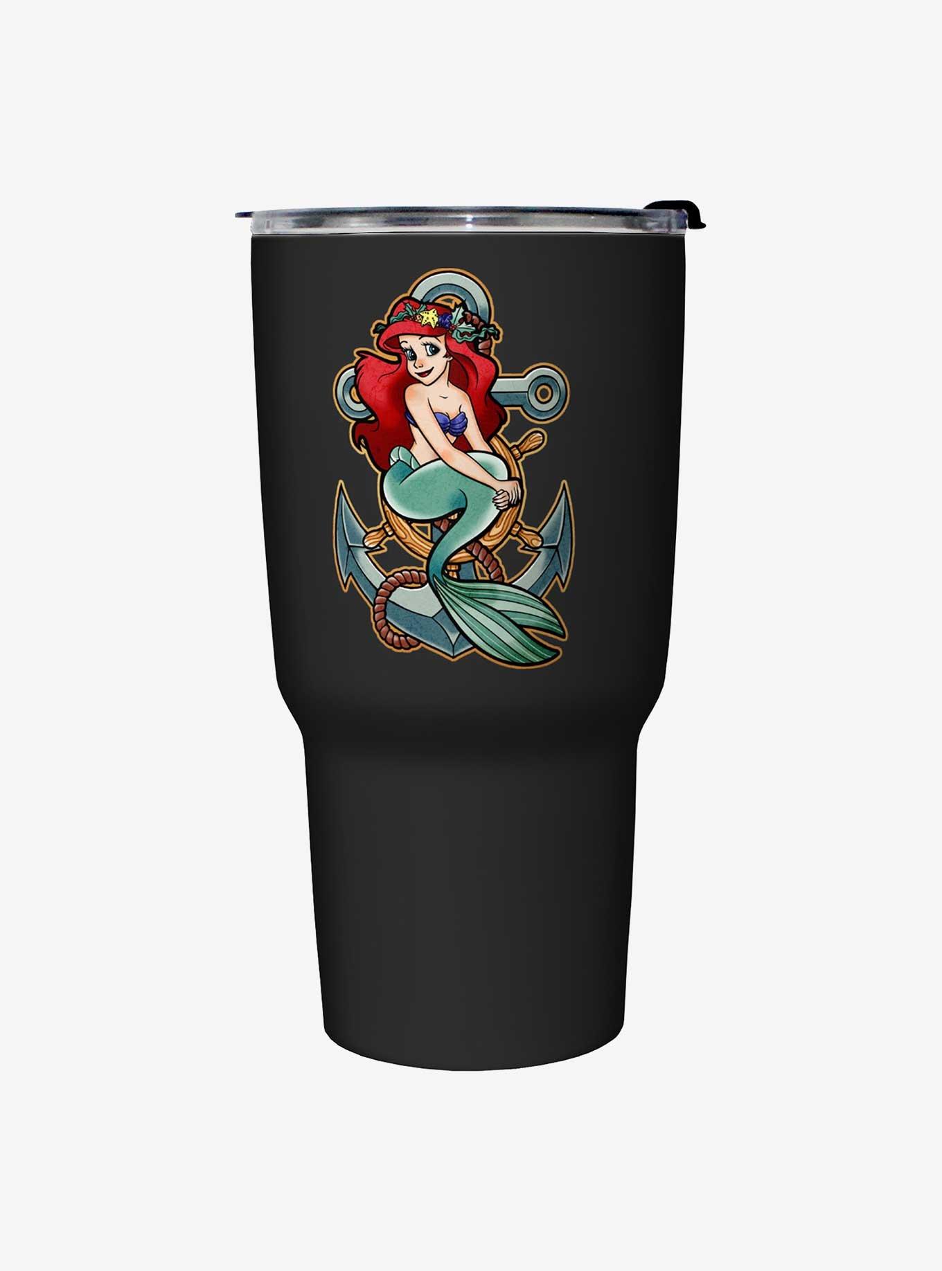 Disney The Little Mermaid Anchor Ariel Travel Mug - METALLIC