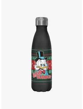 Disney DuckTales Bah Humbug Scrooge Ugly Christmas Water Bottle, , hi-res