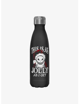 Disney The Nightmare Before Christmas Santa Jack As Jolly As I Get Water Bottle, , hi-res