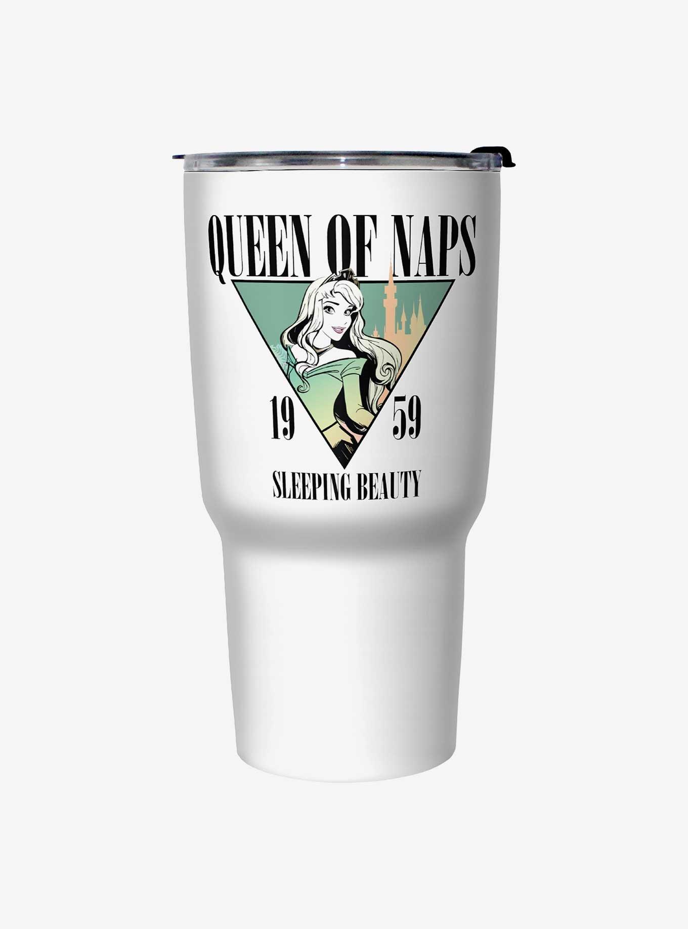 Disney Sleeping Beauty Aurora Queen of Naps Travel Mug, , hi-res