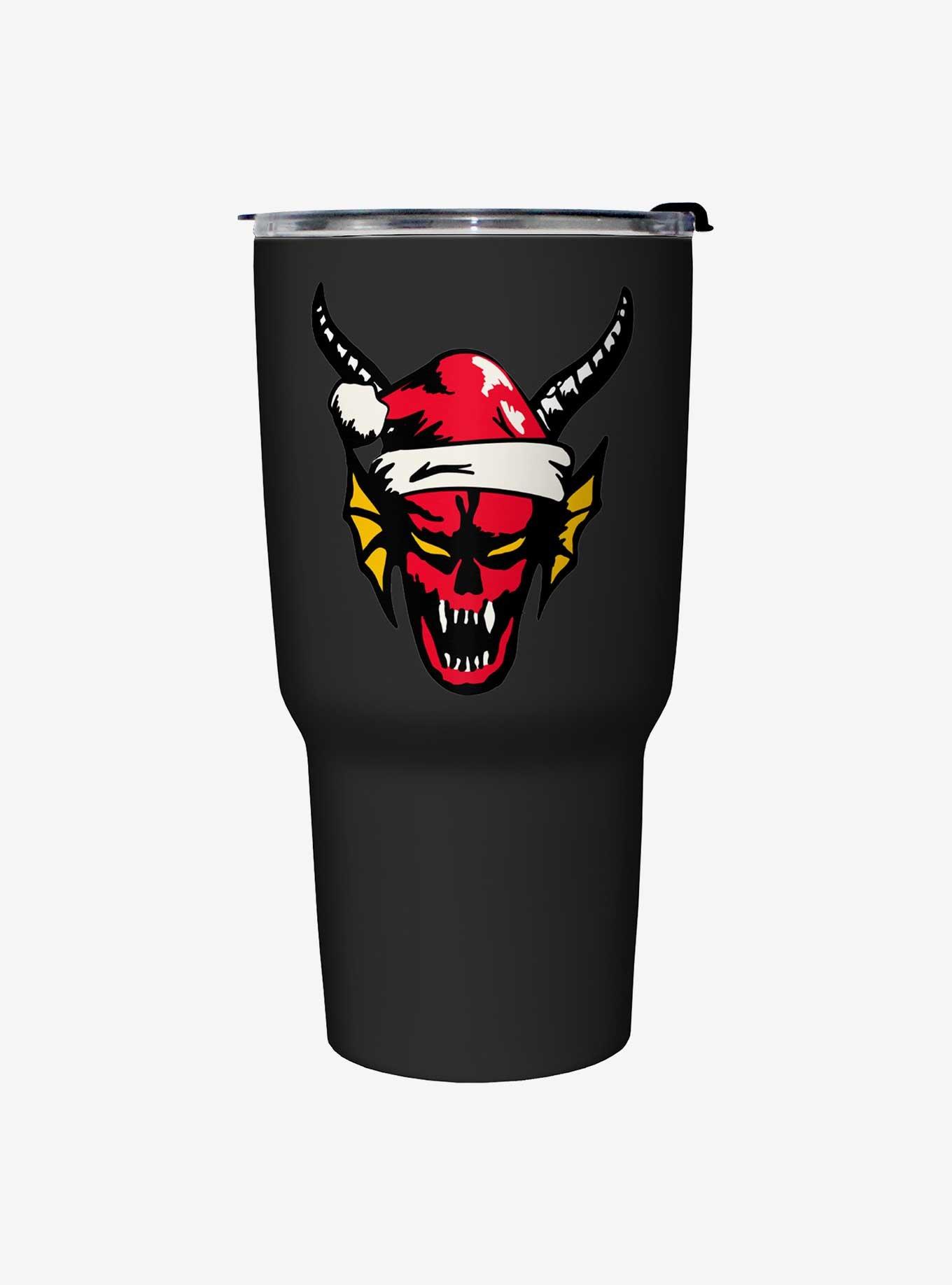 Stranger Things Santa Hellfire Demon Travel Mug, , hi-res