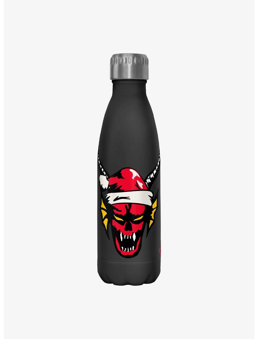 Stranger Things Santa Hellfire Demon Water Bottle, , hi-res