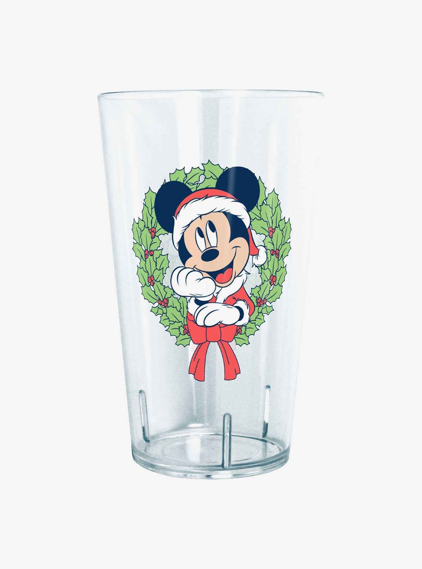 Disney Mickey Mouse Santa Mickey Christmas Wreath Tritan Cup, , hi-res