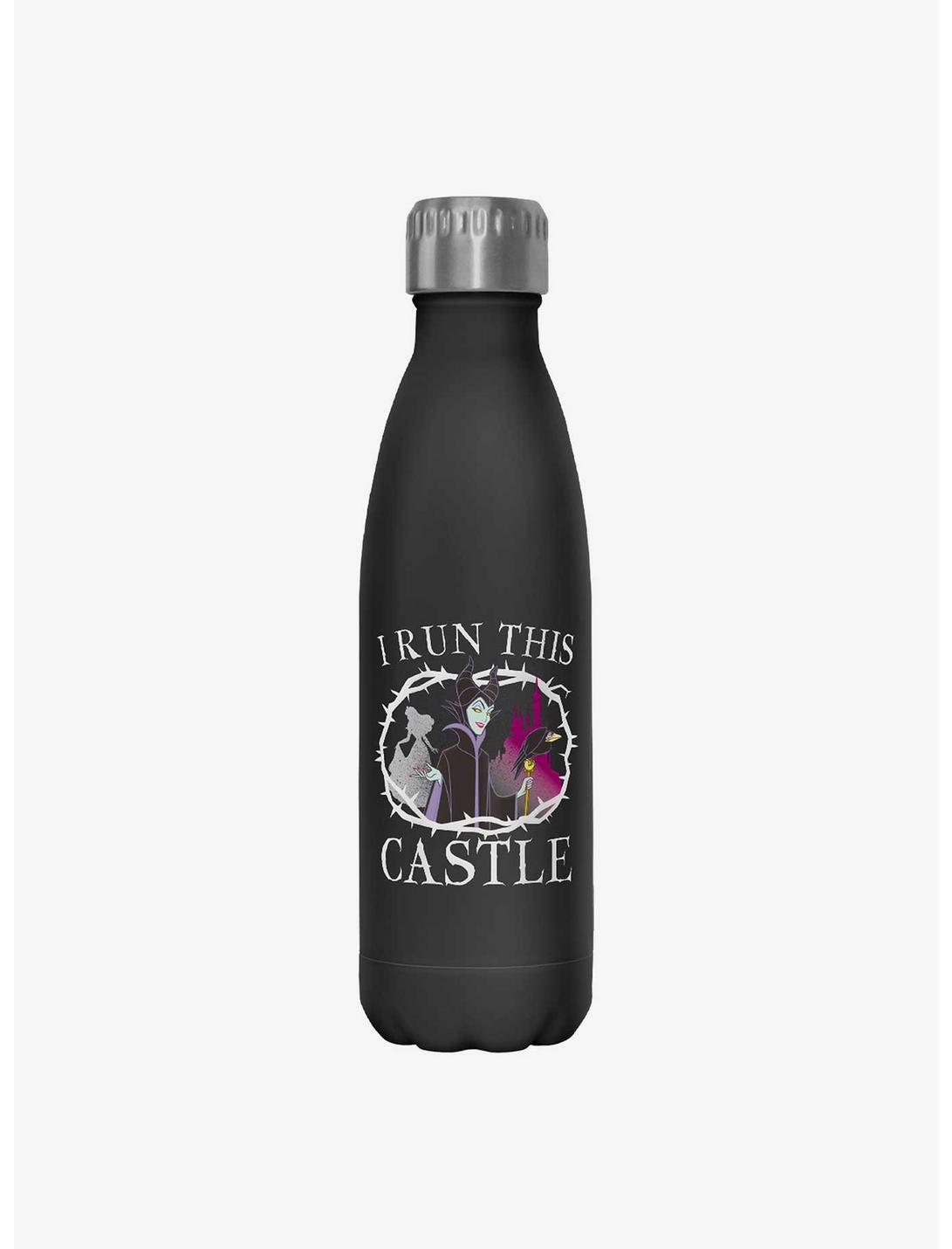 Disney Villains Maleficent I Run This Castle Water Bottle, , hi-res