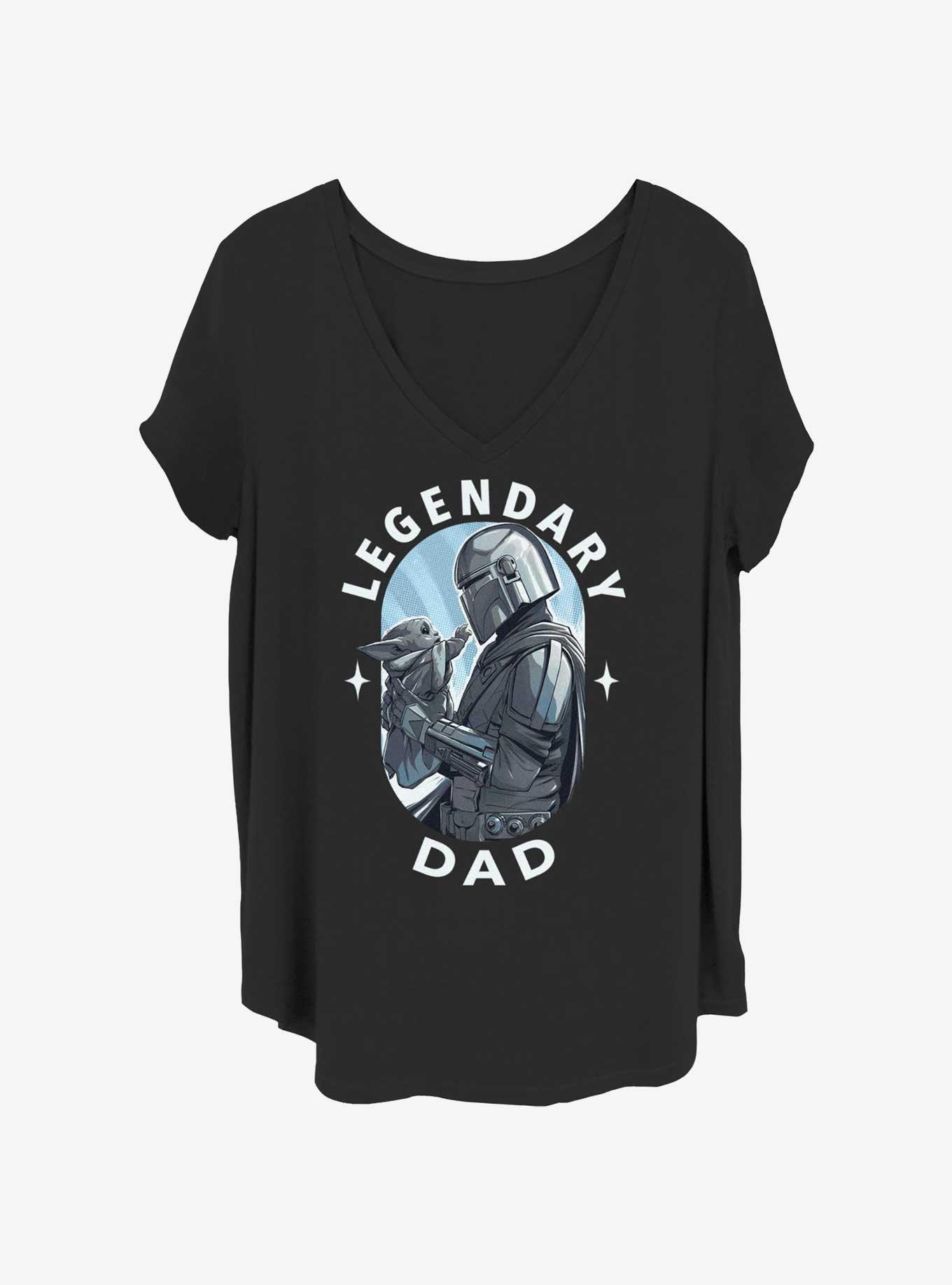 Star Wars The Mandalorian Legendary Dad Girls T-Shirt Plus Size, , hi-res