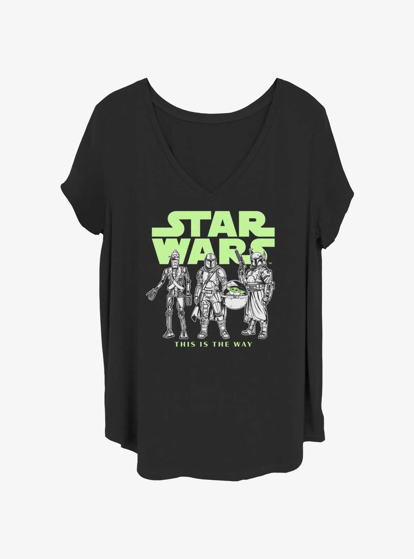 Star Wars The Mandalorian This Is The Way Girls T-Shirt Plus Size, BLACK, hi-res