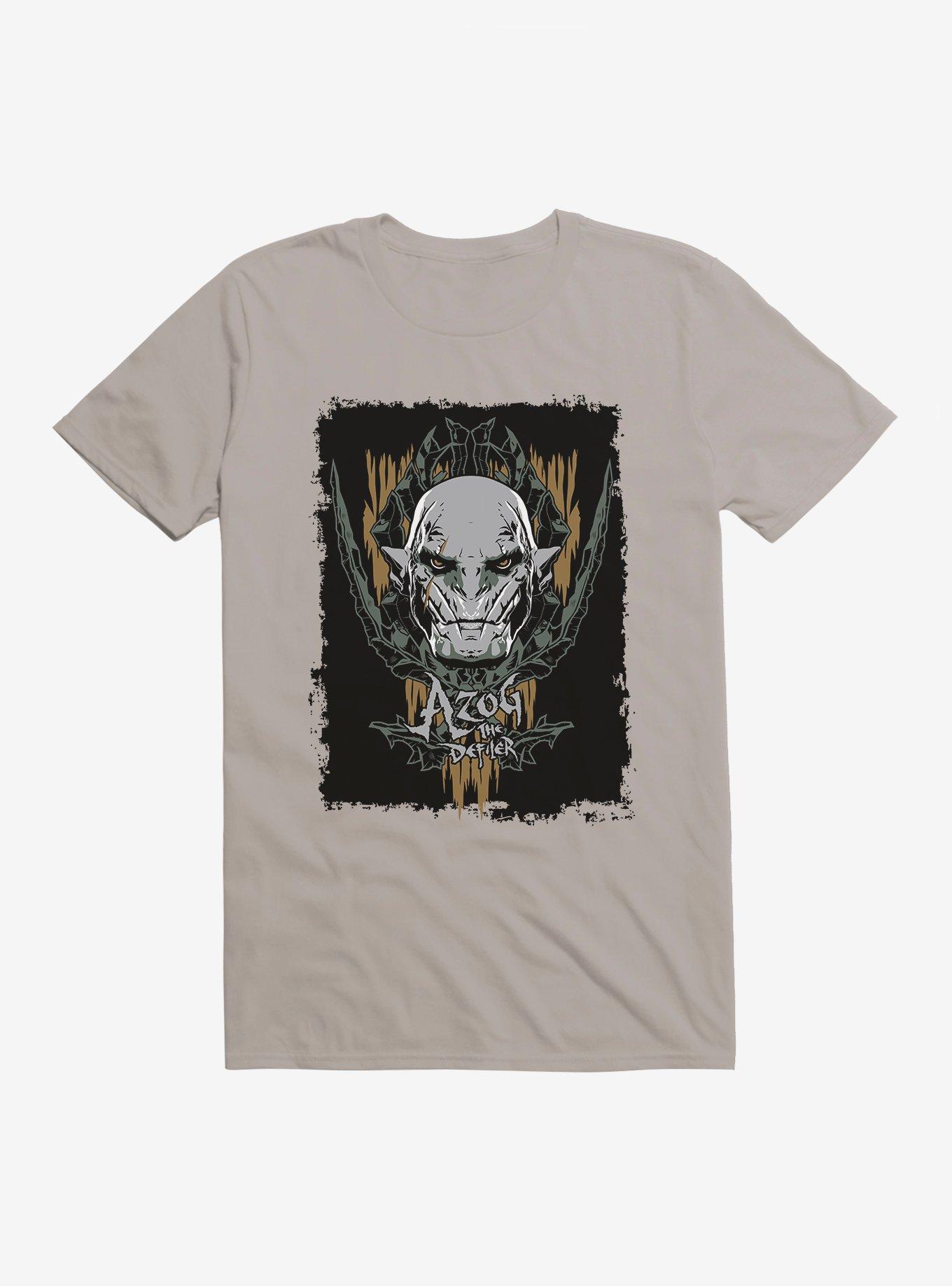 The Hobbit Azog The Defiler T-Shirt, LIGHT GREY, hi-res