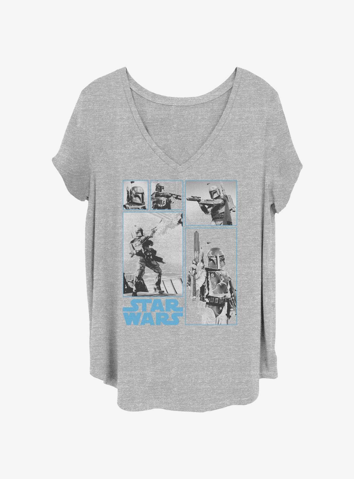 Star Wars Boba Fett Screenshots Girls T-Shirt Plus Size, , hi-res