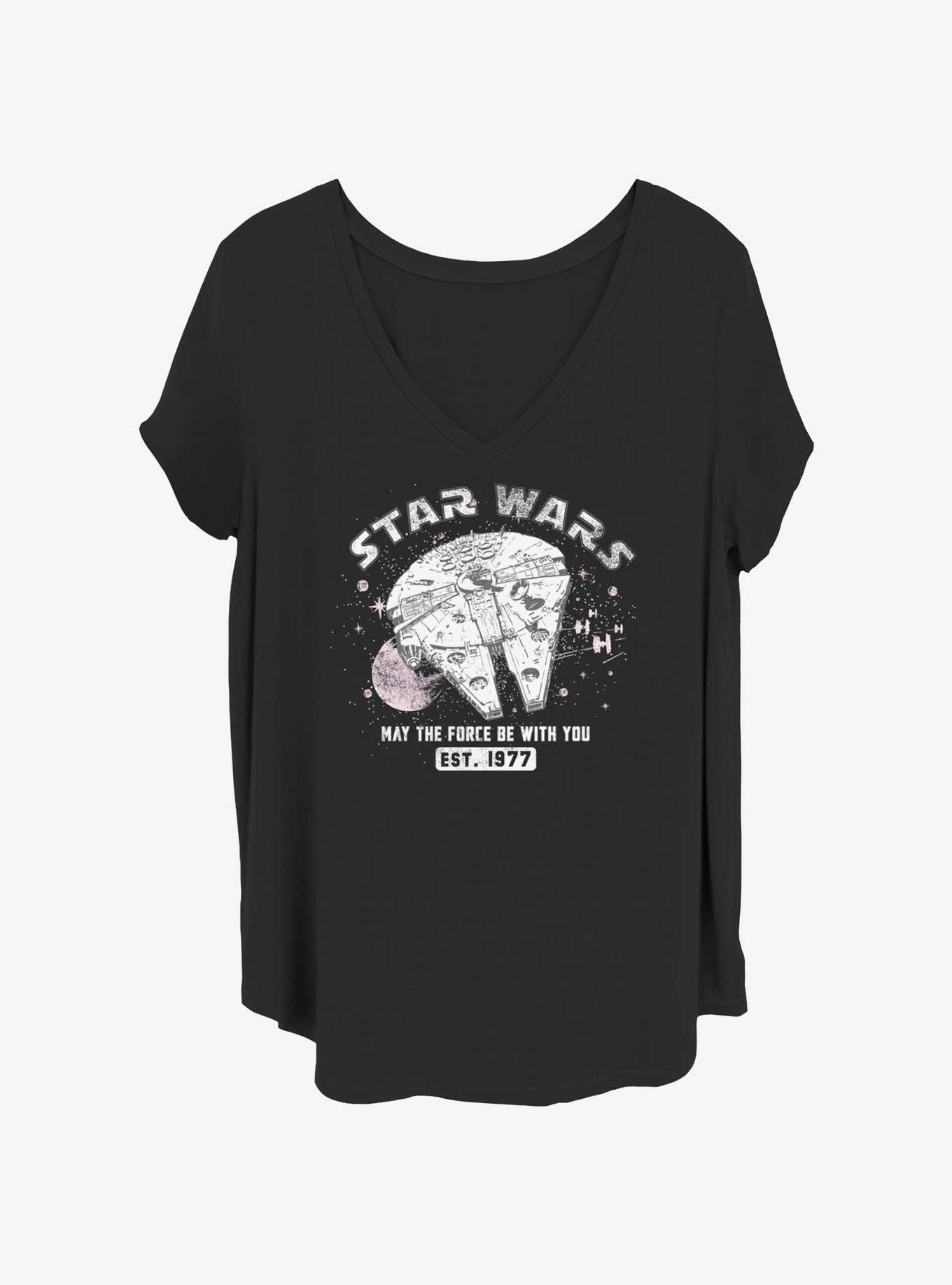 Star Wars Collegiate Falcon Girls T-Shirt Plus Size, , hi-res