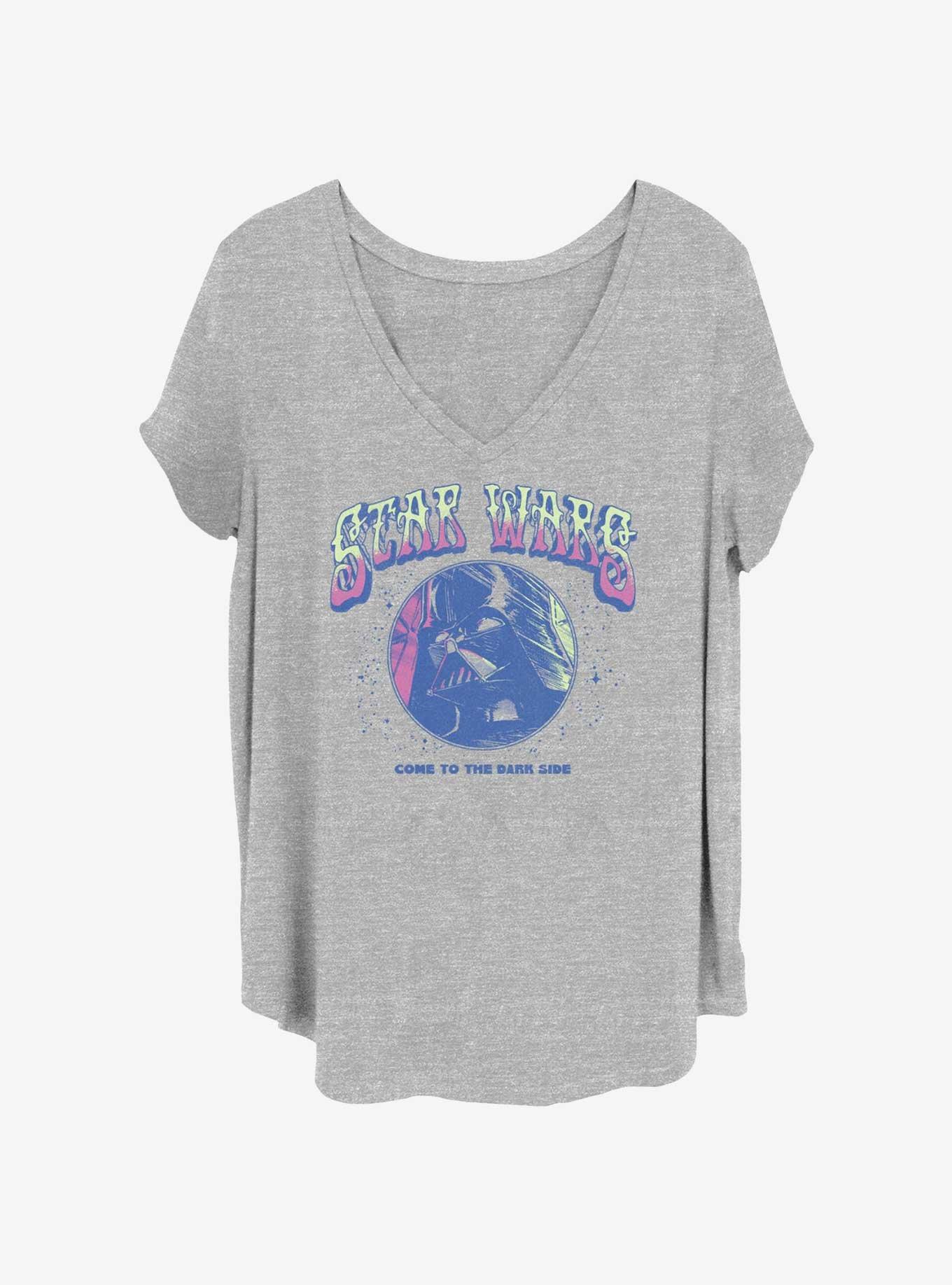 Star Wars Darth Vader Come To The Dark Side Girls T-Shirt Plus Size, HEATHER GR, hi-res