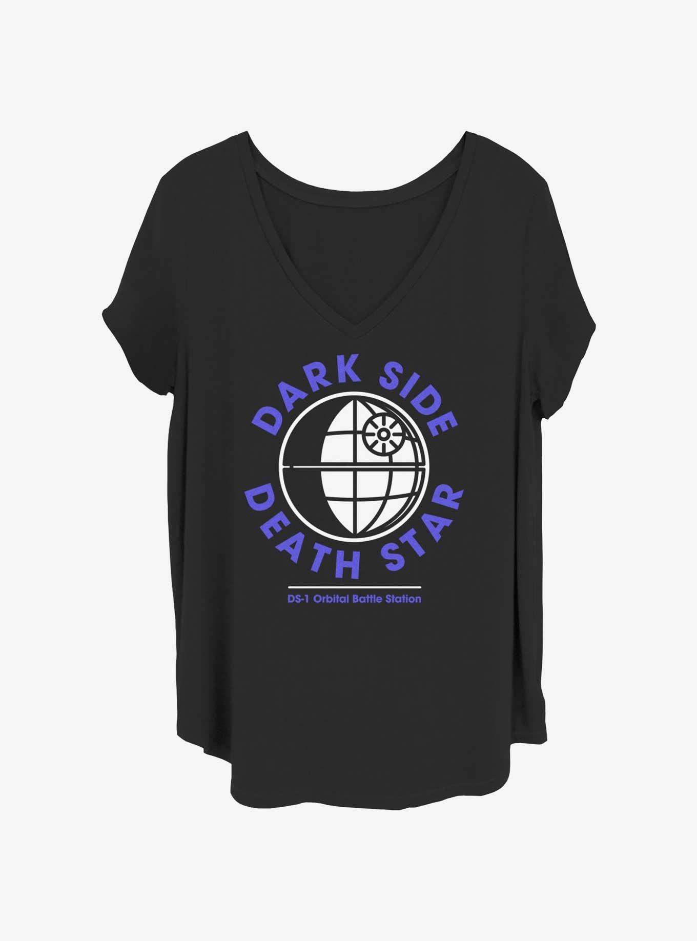 Star Wars Dark Side Death Star Girls T-Shirt Plus Size, , hi-res