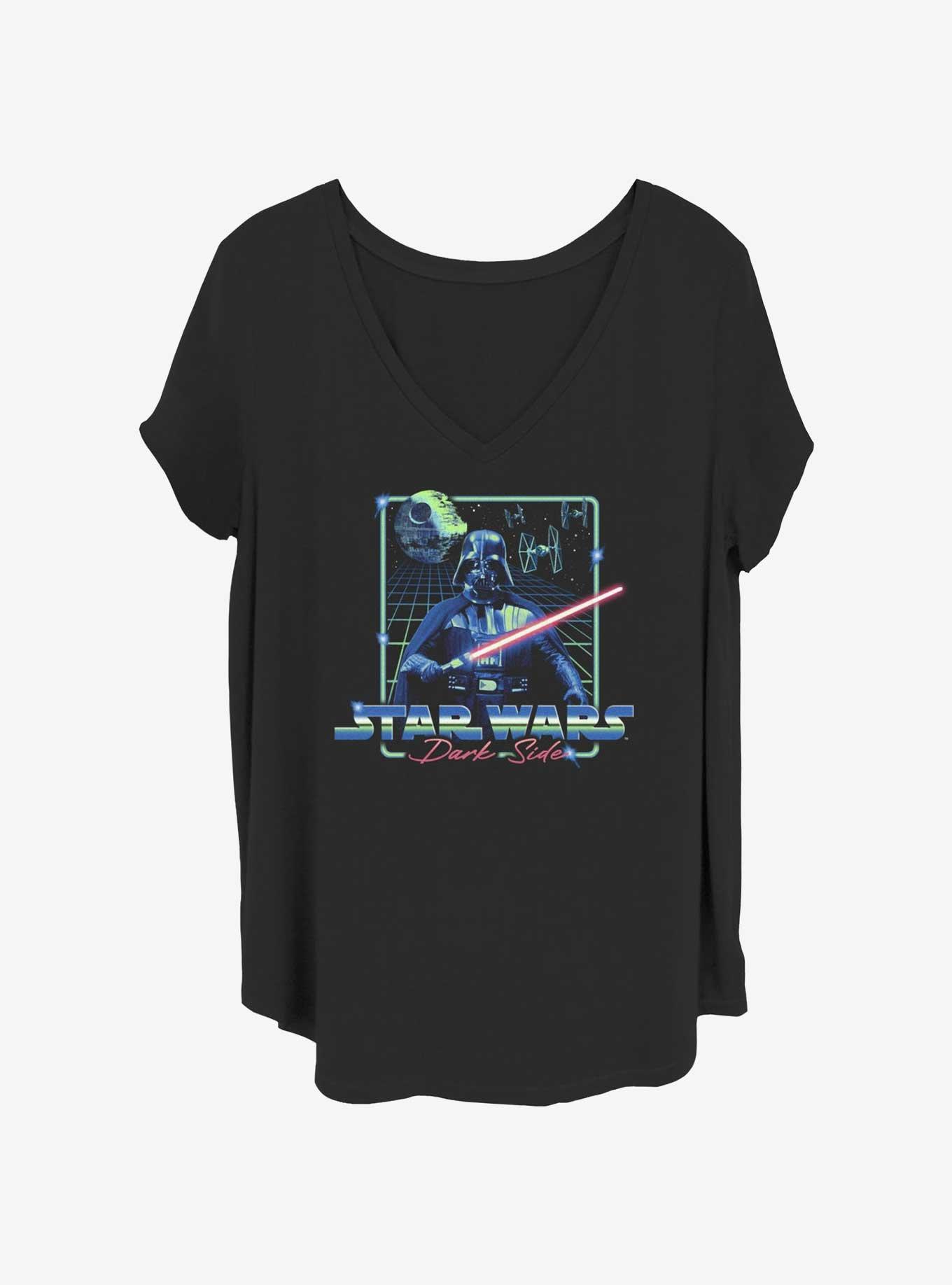 Star Wars Dark Side Chrome Grid Girls T-Shirt Plus Size, , hi-res