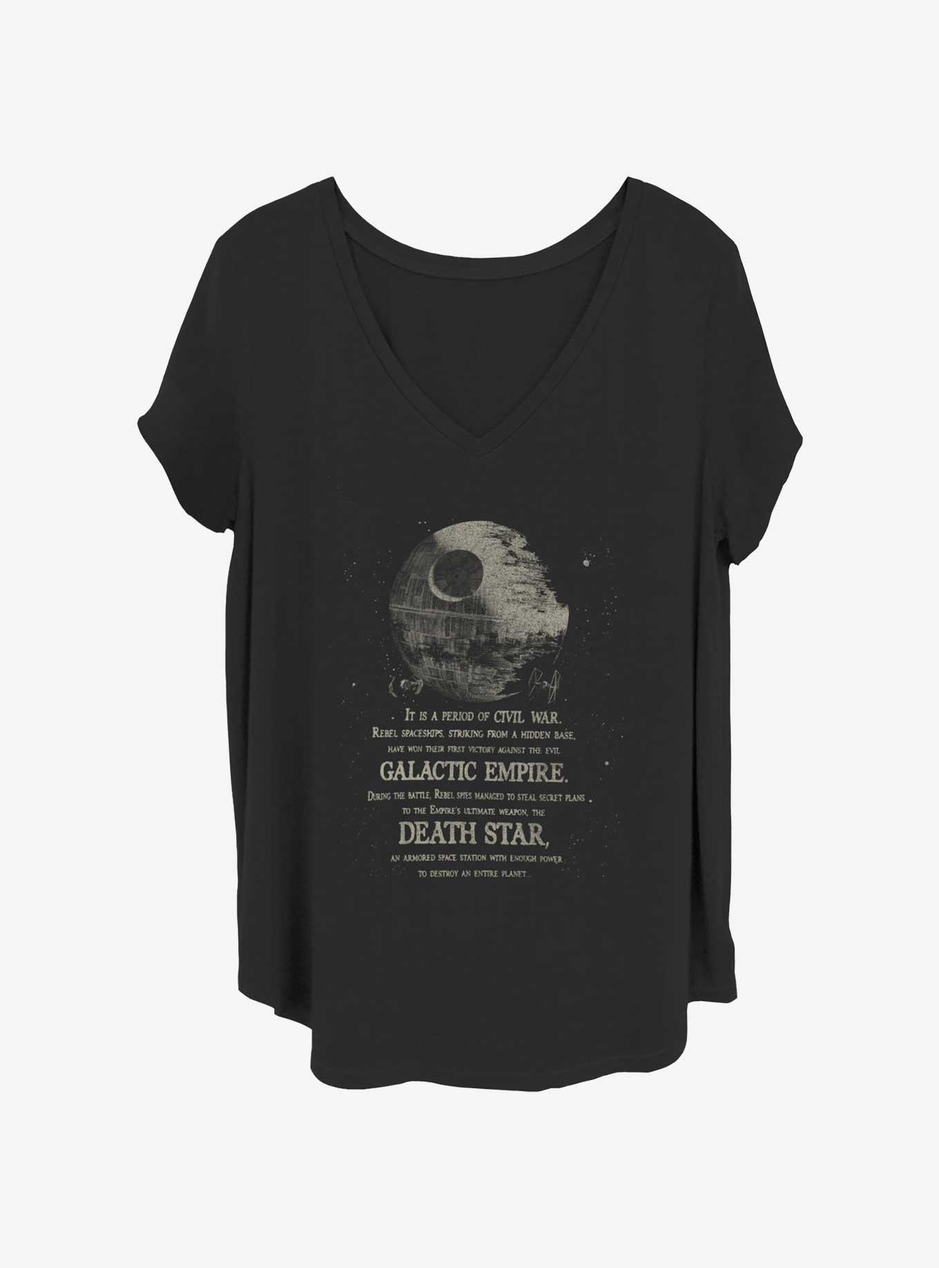 Star Wars Death Star Story Time Girls T-Shirt Plus Size, , hi-res
