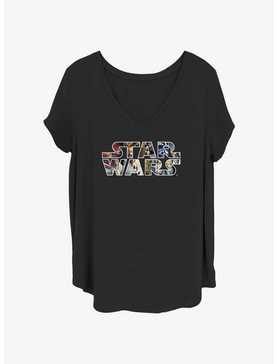 Star Wars Epic Logo Girls T-Shirt Plus Size, , hi-res