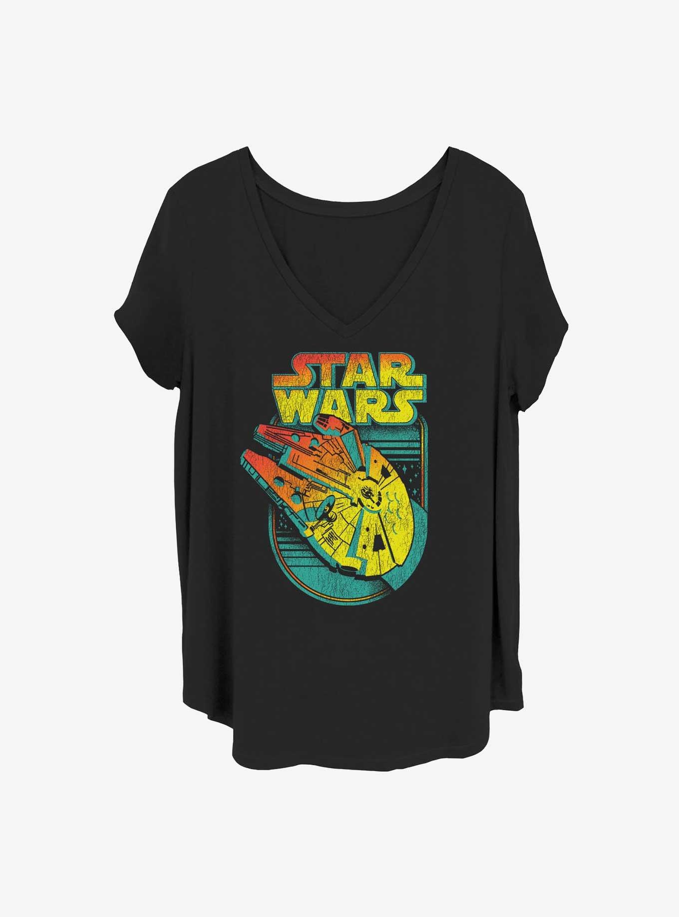 Star Wars Falcon Flight Logo Girls T-Shirt Plus Size, , hi-res