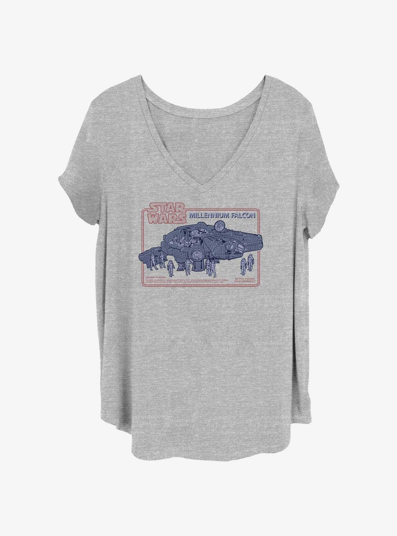 Star Wars Falcon Playset Girls T-Shirt Plus Size, , hi-res