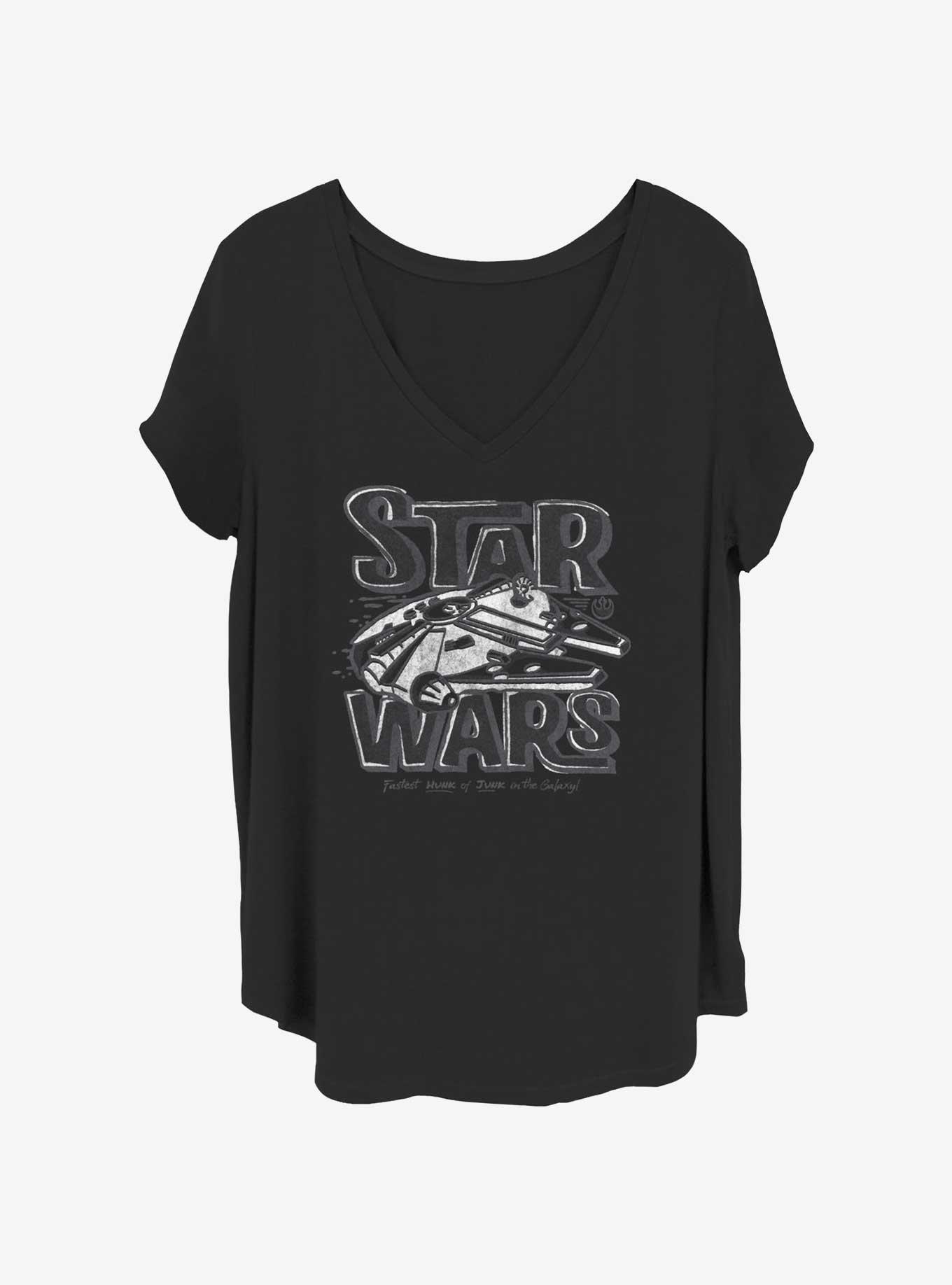 Star Wars Fastest Hunk of Junk Logo Girls T-Shirt Plus Size, , hi-res