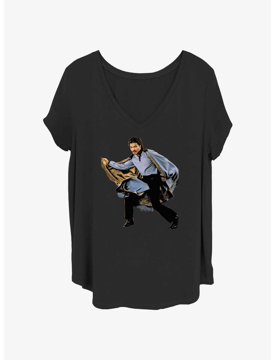 Star Wars Lando Calrissian Girls T-Shirt Plus Size, BLACK, hi-res