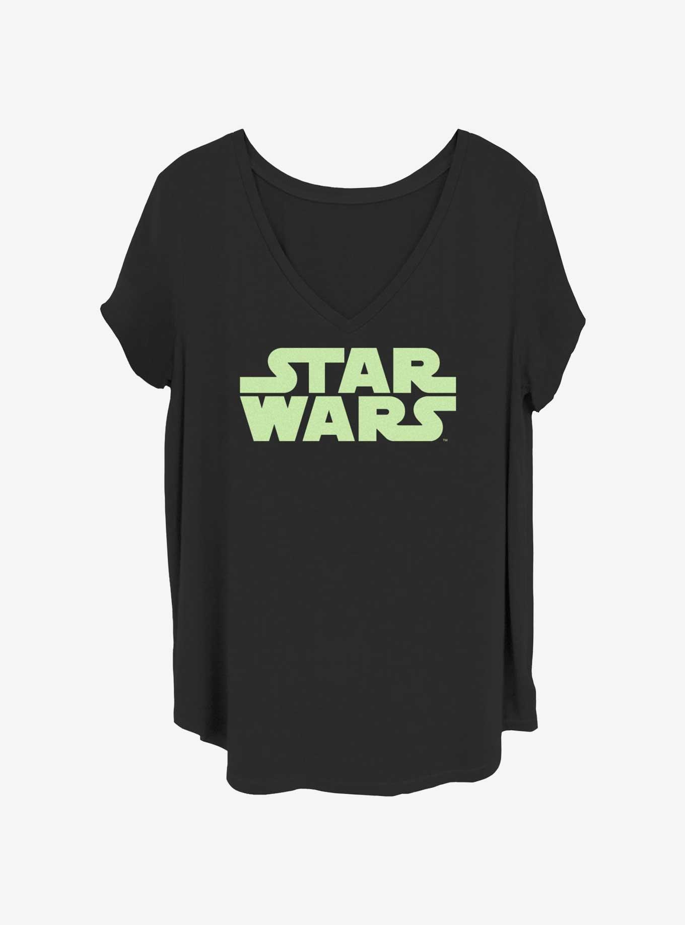 Star Wars Logo Girls T-Shirt Plus Size, BLACK, hi-res