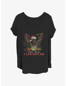 Star Wars Santa Chewbacca Girls T-Shirt Plus Size, , hi-res