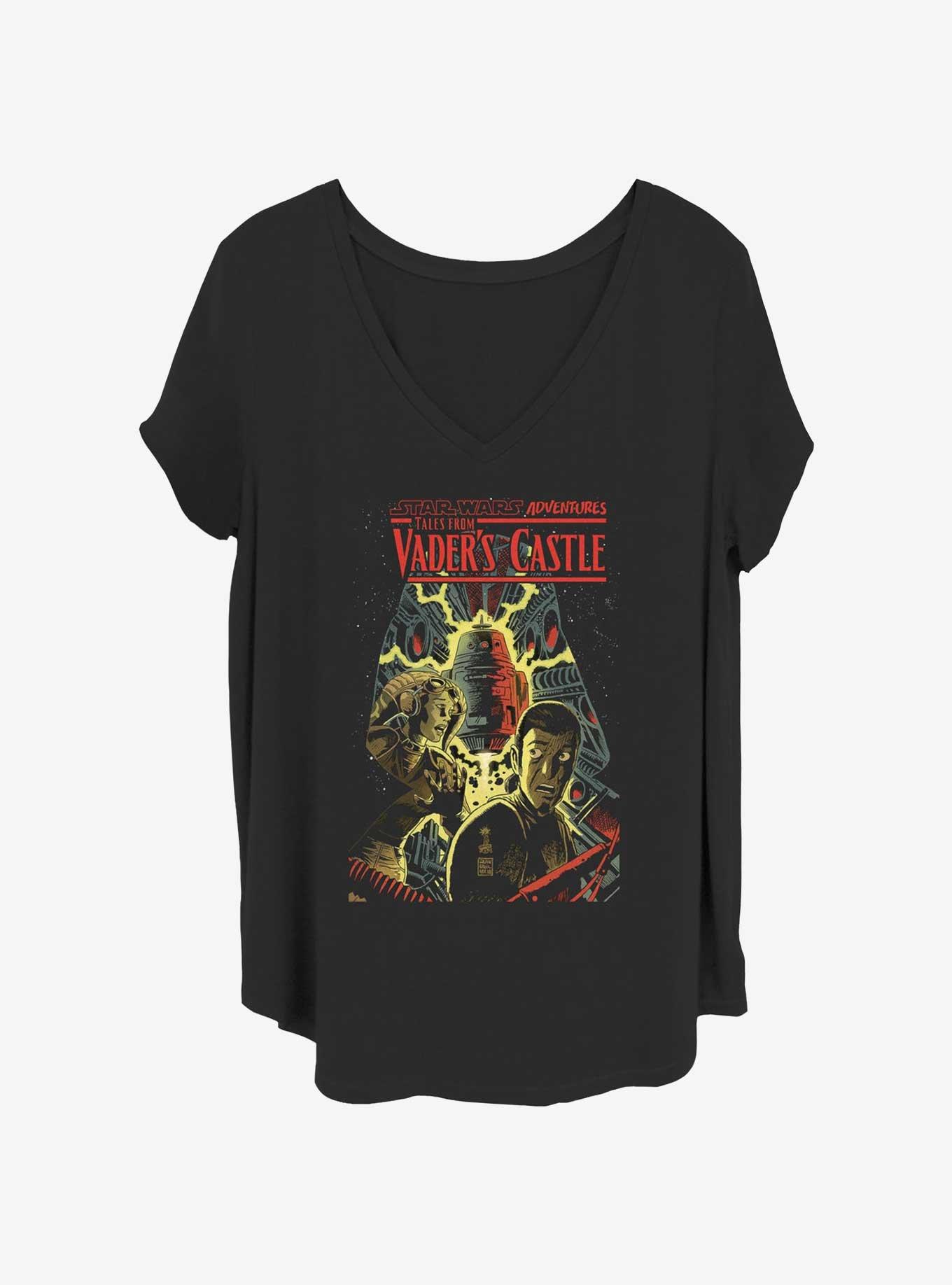 Star Wars Spaceship Vader's Castle Girls T-Shirt Plus Size, , hi-res