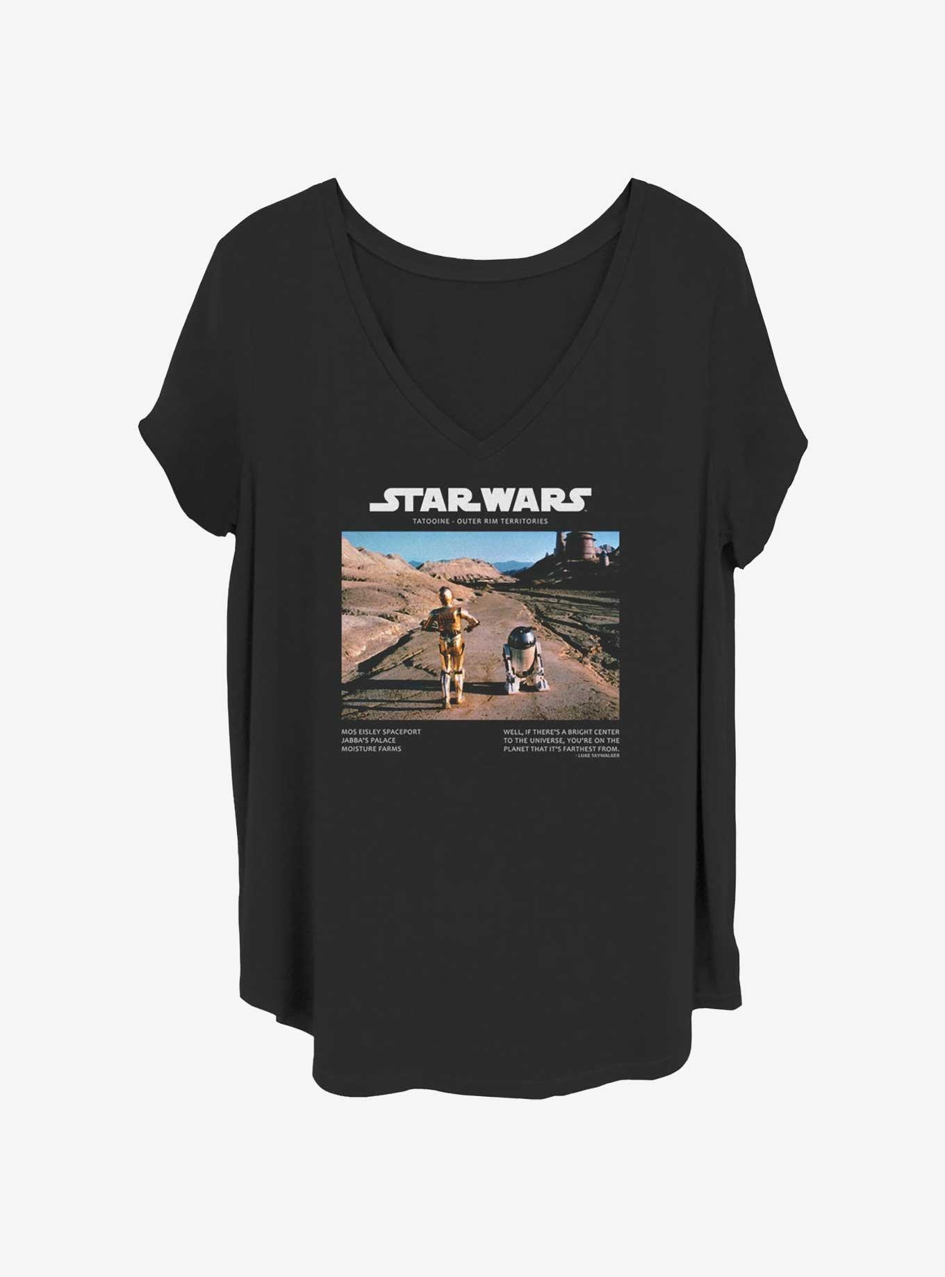 Star Wars Tatooine Travelers C-3PO & R2-D2 Girls T-Shirt Plus