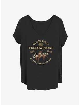 Yellowstone Dutton Label Girls T-Shirt Plus Size, , hi-res