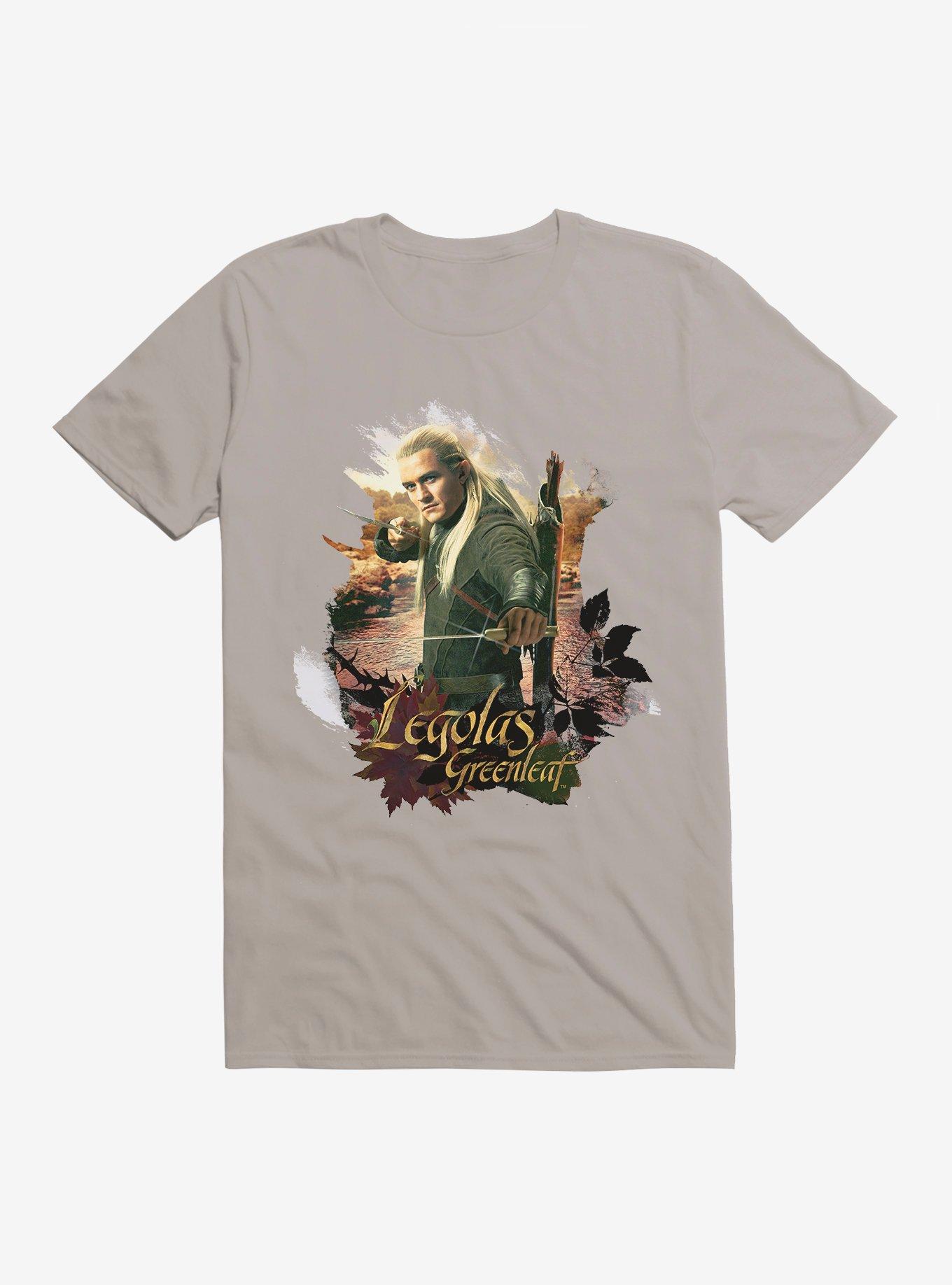 The Hobbit: The Desolation Of Smaug Legolas T-Shirt, LIGHT GREY, hi-res