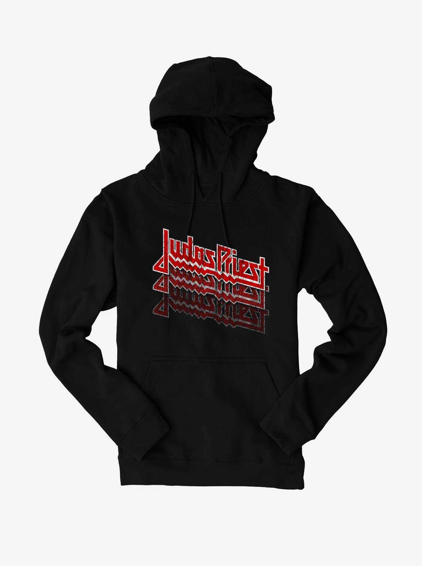 Judas Priest Layered Logo Hoodie, , hi-res