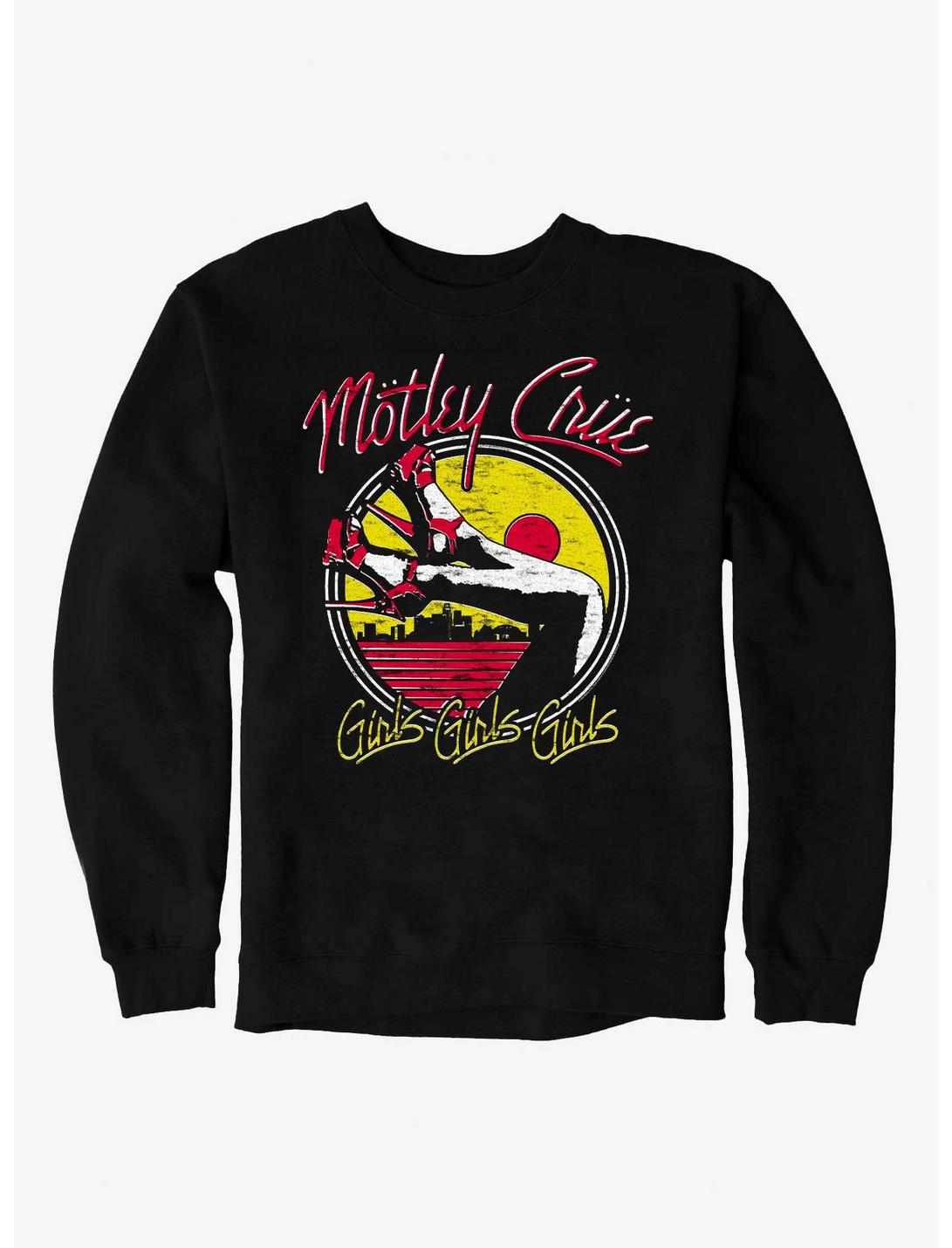 Motley Crue Girls Girls Girls Sweatshirt, BLACK, hi-res