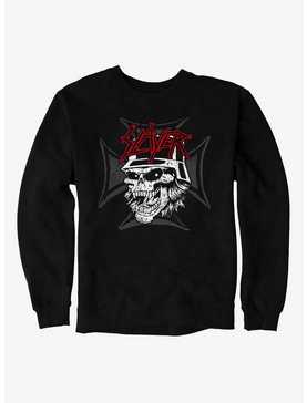 Slayer Iron Cross Skull Sweatshirt, , hi-res