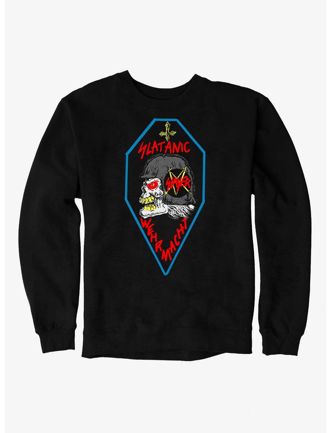 Slayer Slatanic Wehrmacht Sweatshirt, BLACK, hi-res