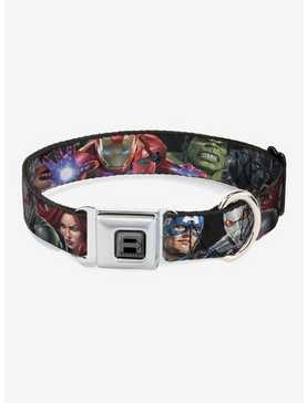 Marvel Avengers 7 Vivid Action Seatbelt Buckle Pet Collar, , hi-res
