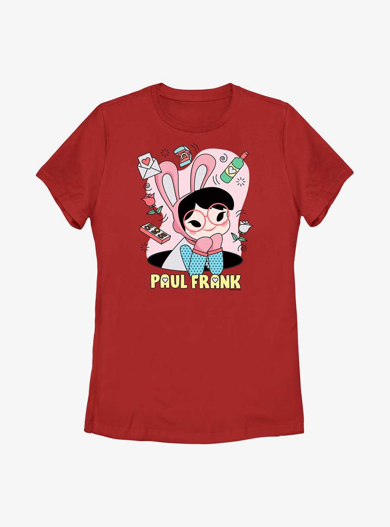 Paul Frank Bunny Girl Valentine Womens T-Shirt, , hi-res