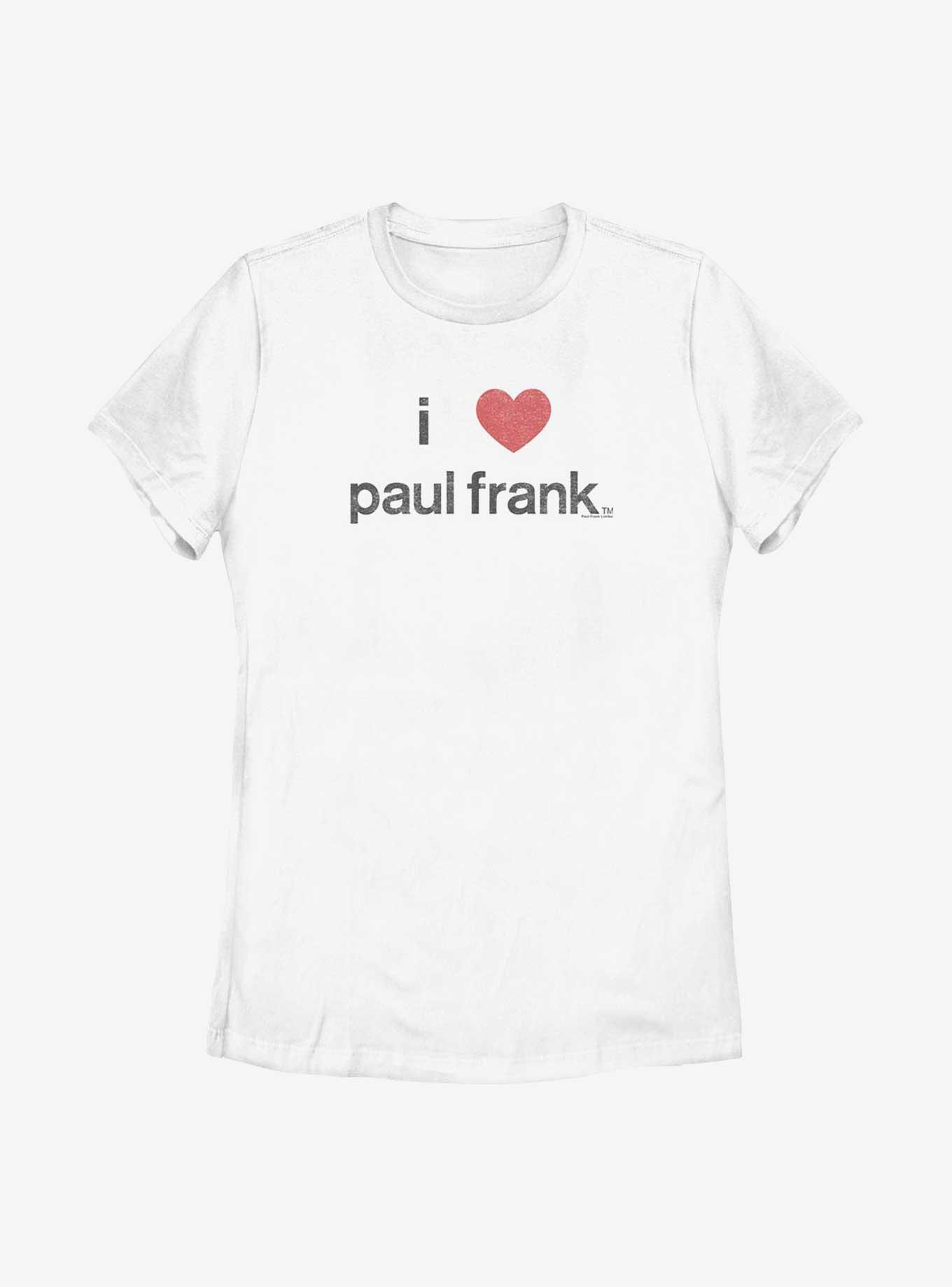 Paul Frank I Heart Paul Frank Womens T-Shirt, WHITE, hi-res