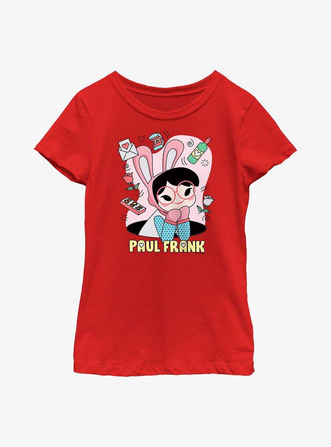 Paul Frank Bunny Girl Valentine Youth Girls T-Shirt, , hi-res