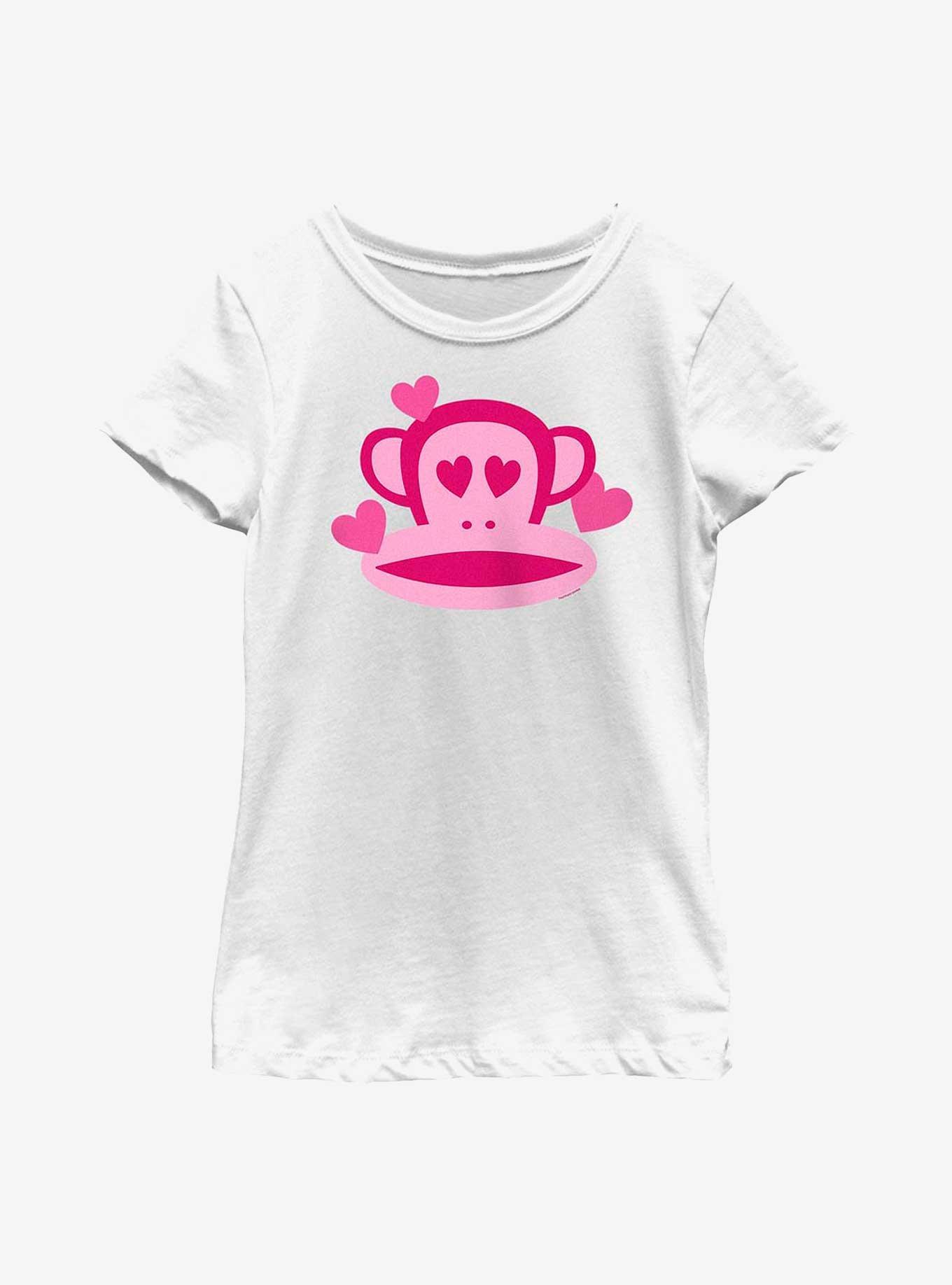 Paul Frank Julius Monkey Heart Youth Girls T-Shirt, , hi-res