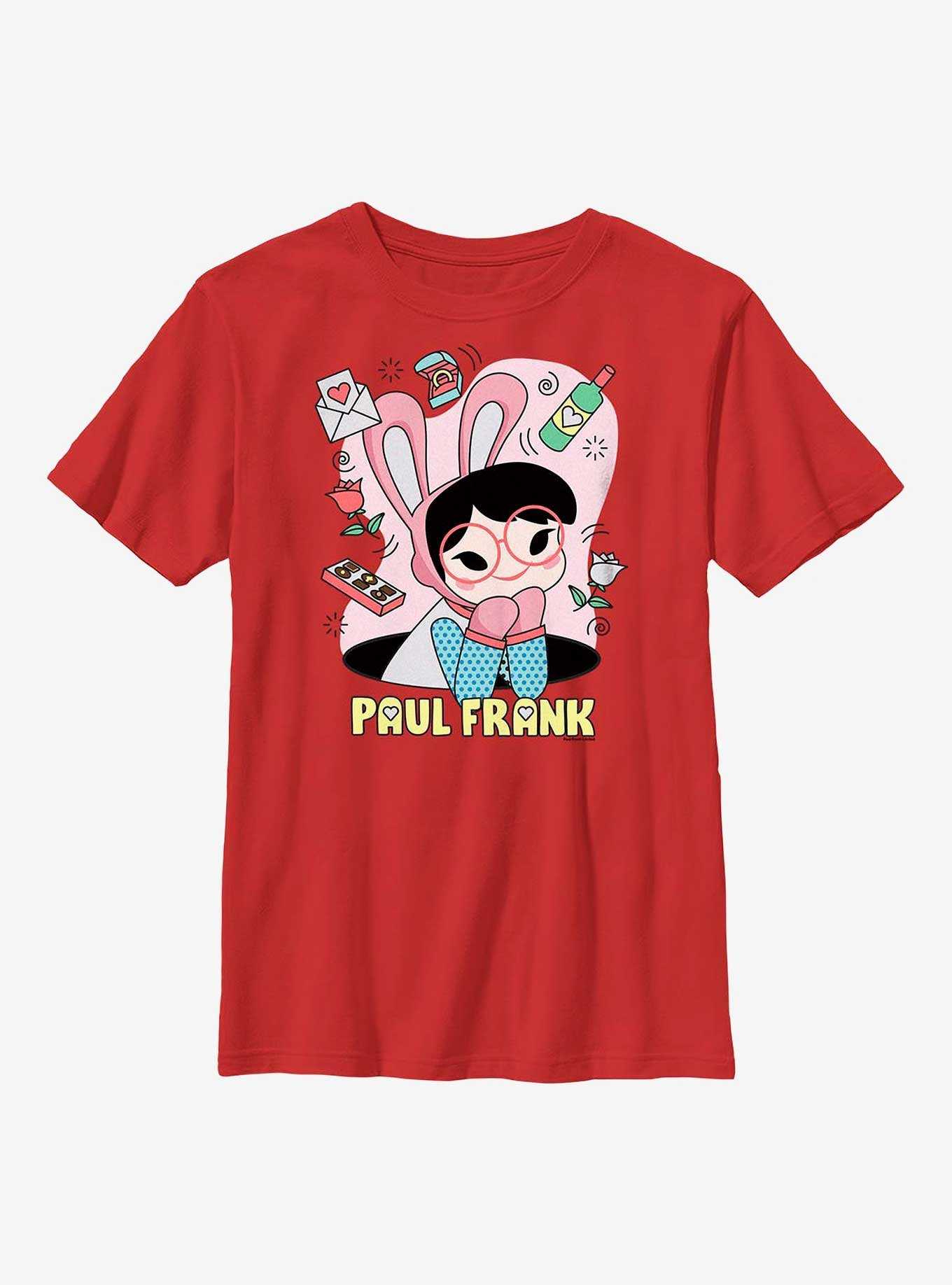 Paul Frank Bunny Girl Valentine Youth T-Shirt, , hi-res