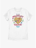 Stranger Things Heart Waffley Cute Womens T-Shirt, WHITE, hi-res