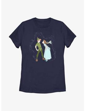 Plus Size Disney Tinker Bell Peter & Wendy Kiss Womens T-Shirt, , hi-res