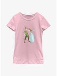 Disney Tinker Bell Peter & Wendy Kiss Youth Girls T-Shirt, PINK, hi-res