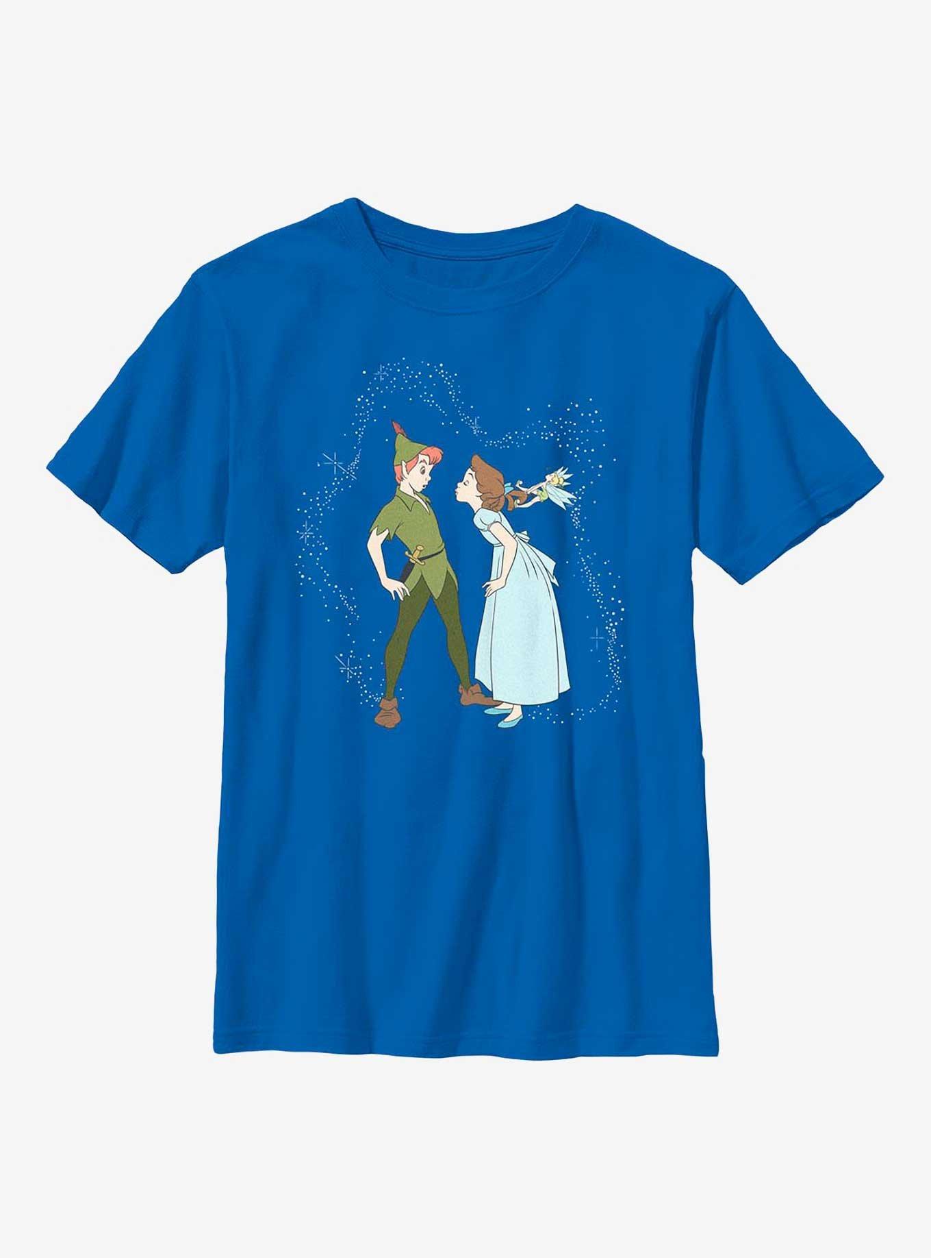 Disney Tinker Bell Peter & Wendy Kiss Youth T-Shirt, , hi-res
